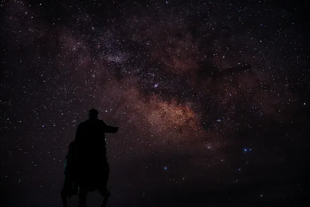 満点の星空の画像