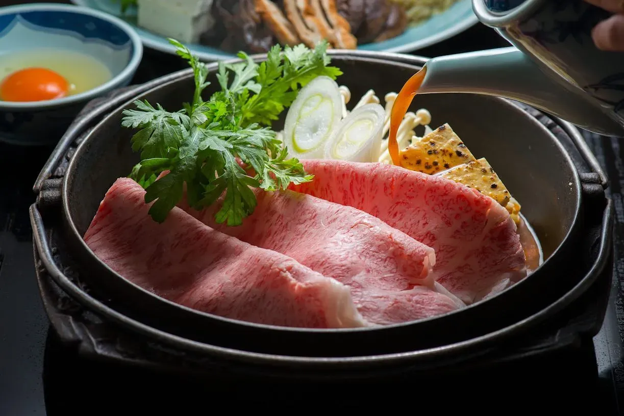 米沢牛すき焼きの画像