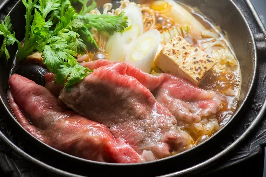 米沢牛すき焼きの画像