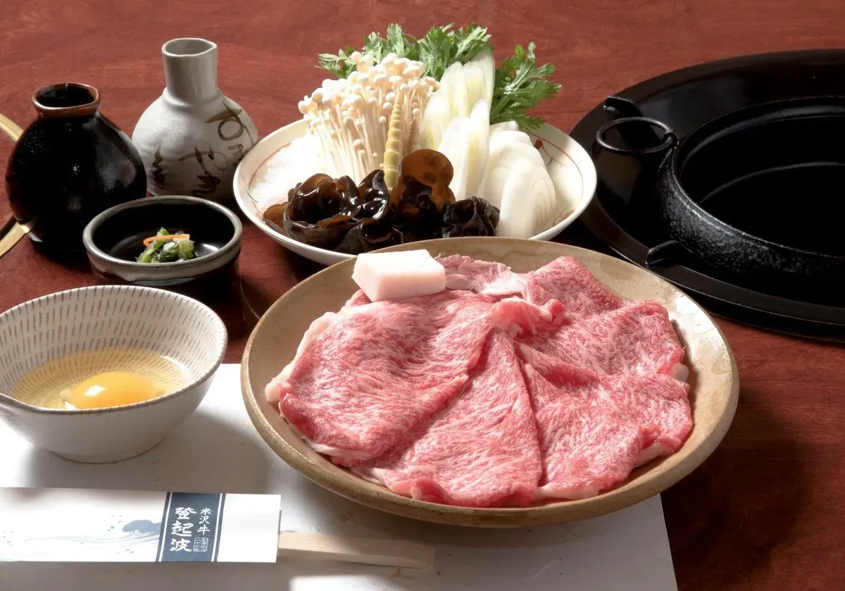 米沢牛すき焼きの画像