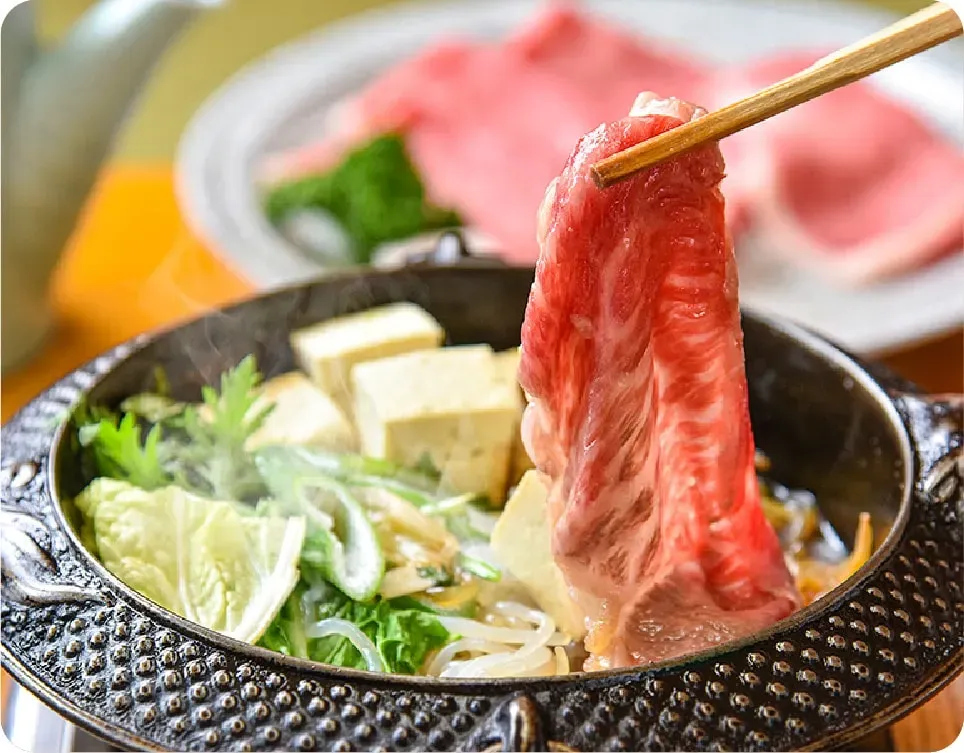 米沢牛すき焼きの画像