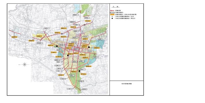 評価区間図