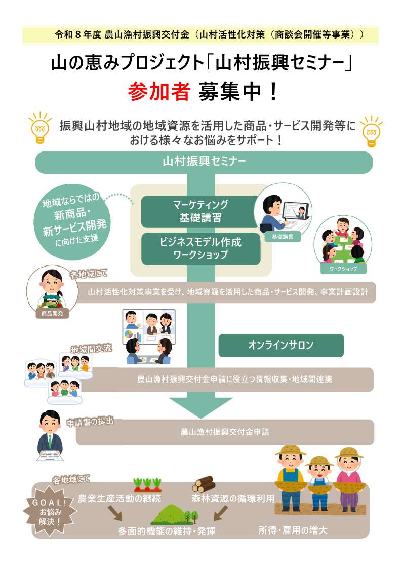 山村振興セミナーフライヤー