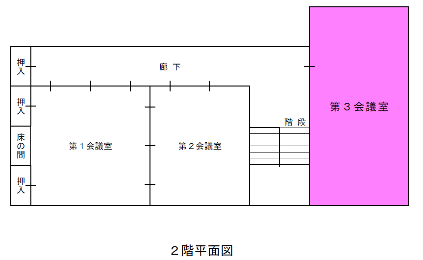 広幡コミセン2階平面図