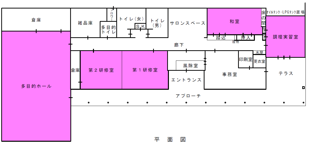 上郷コミセン平面図