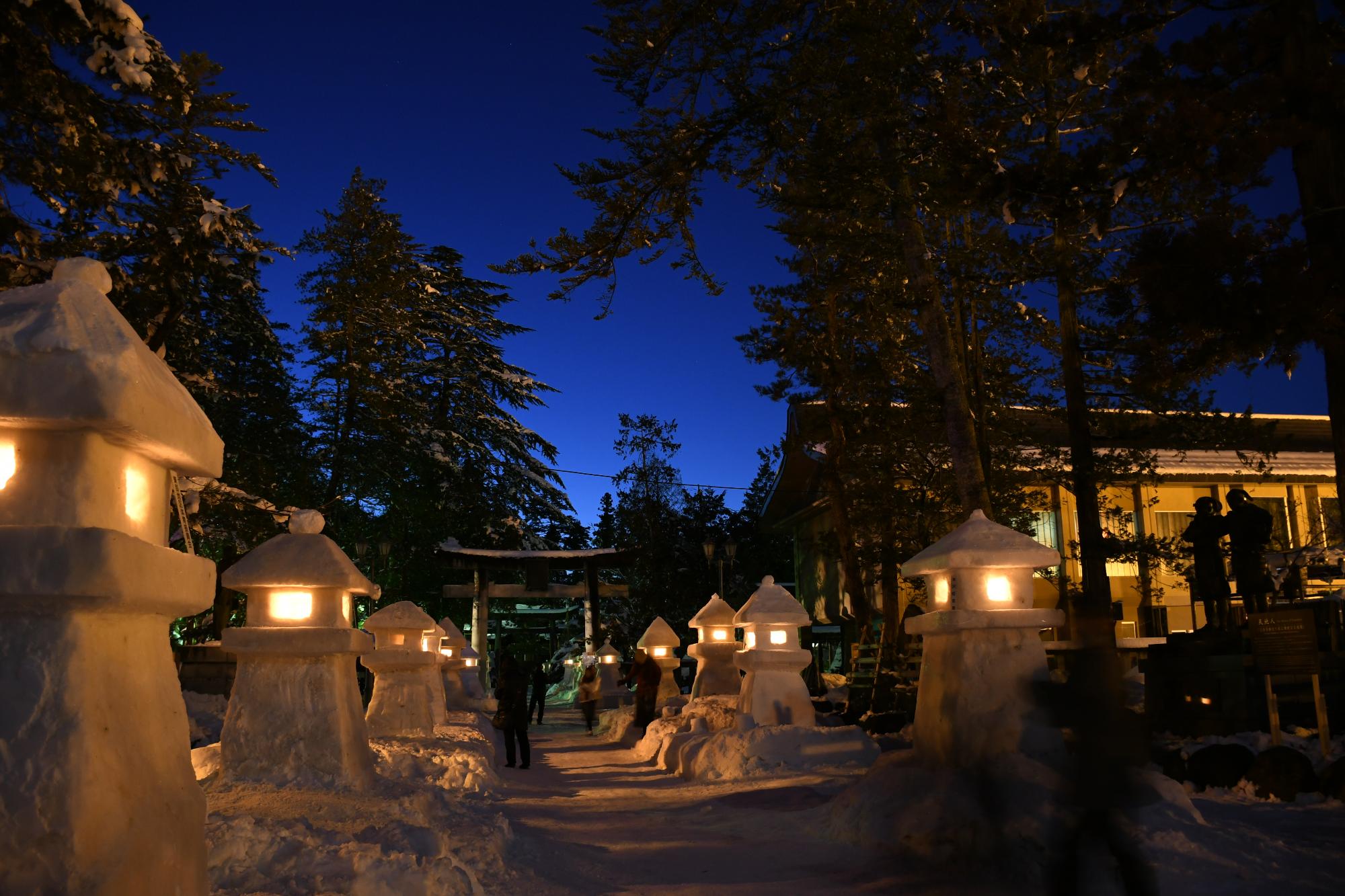 雪灯篭まつりの画像