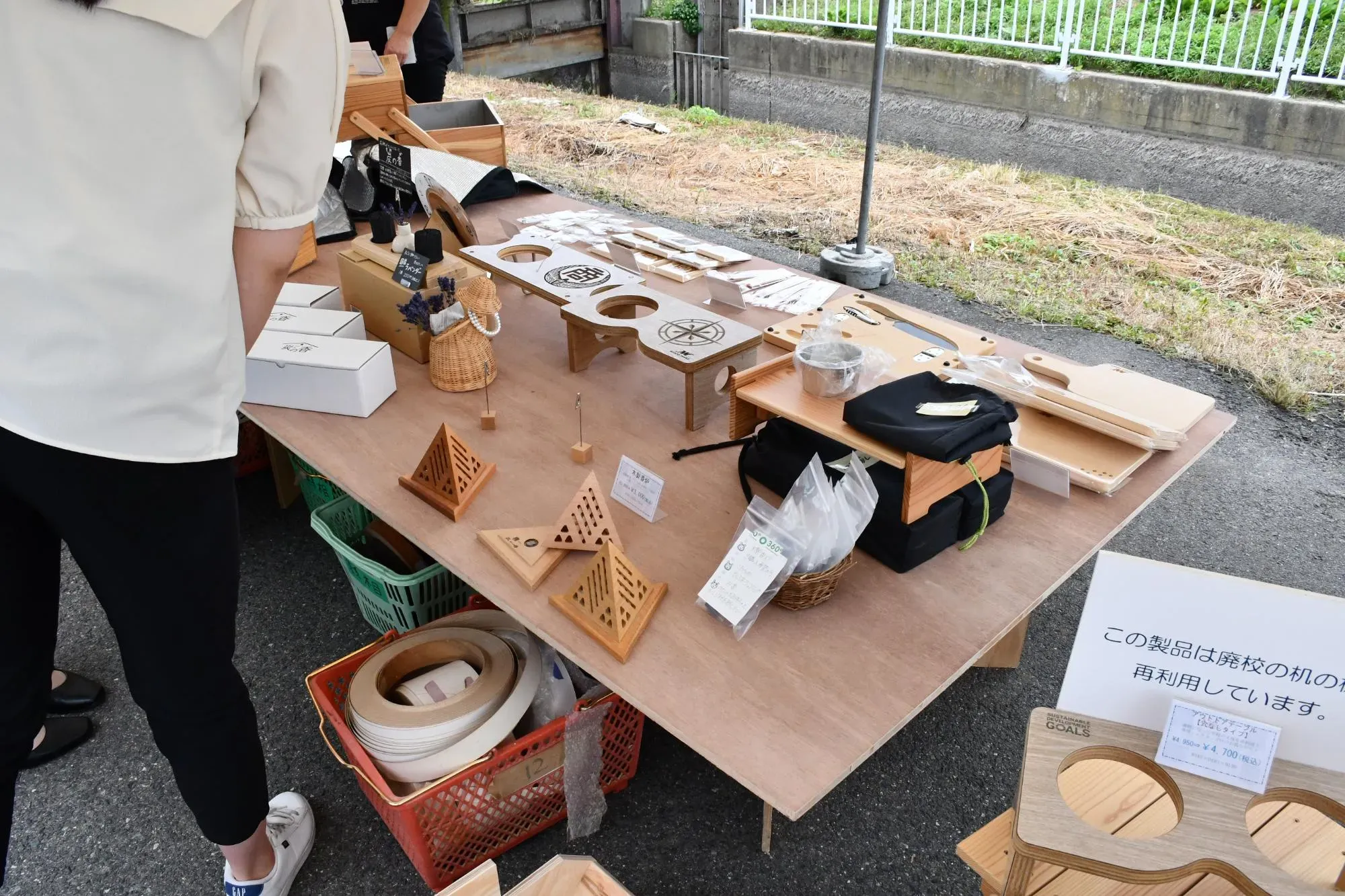 木工体験の様子