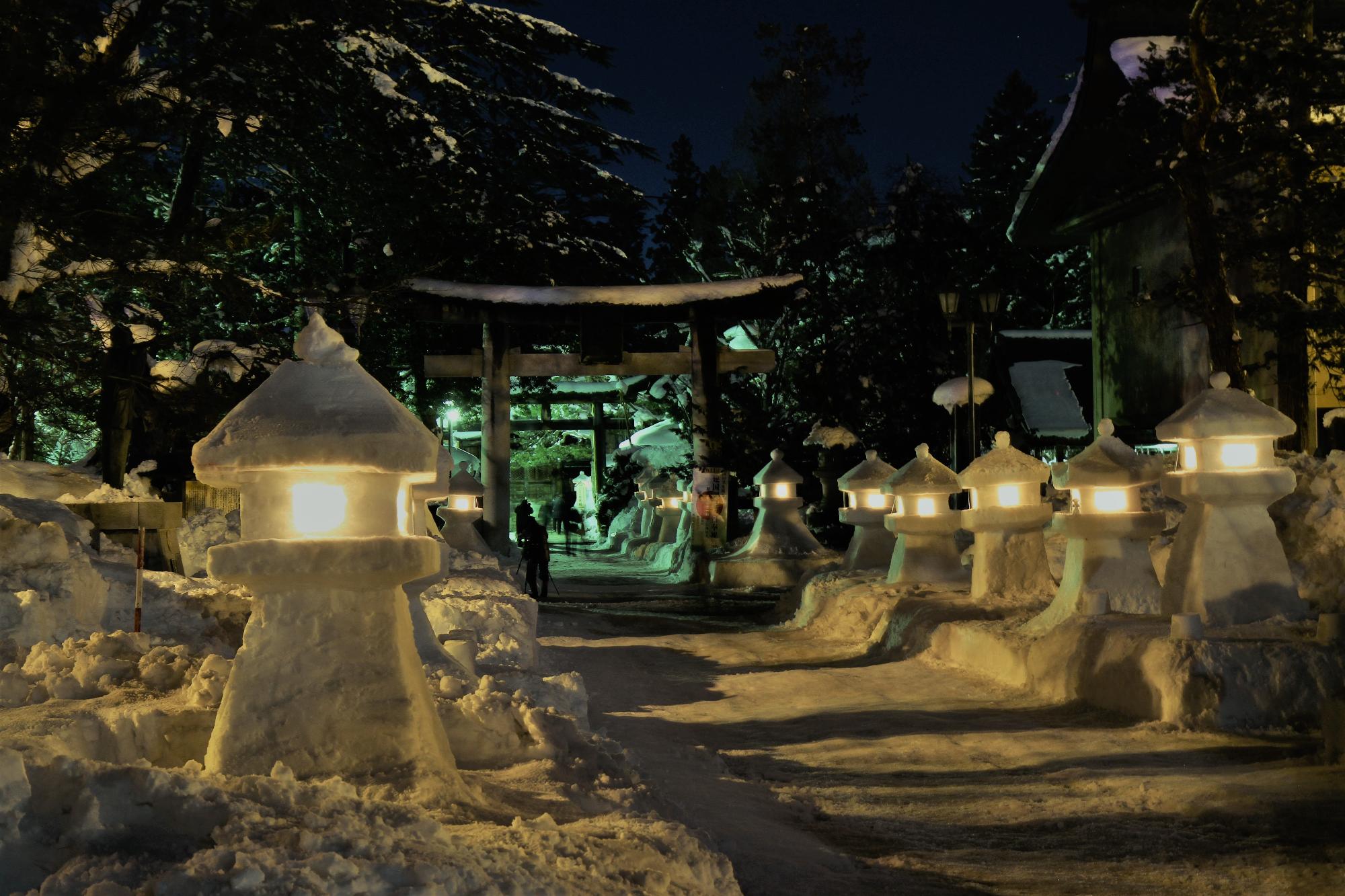 上杉雪灯篭まつりの画像