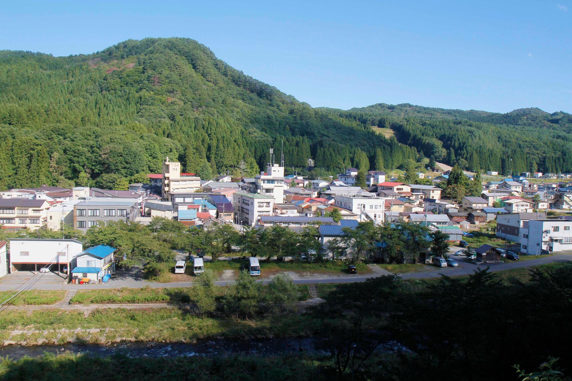 小野川温泉全景