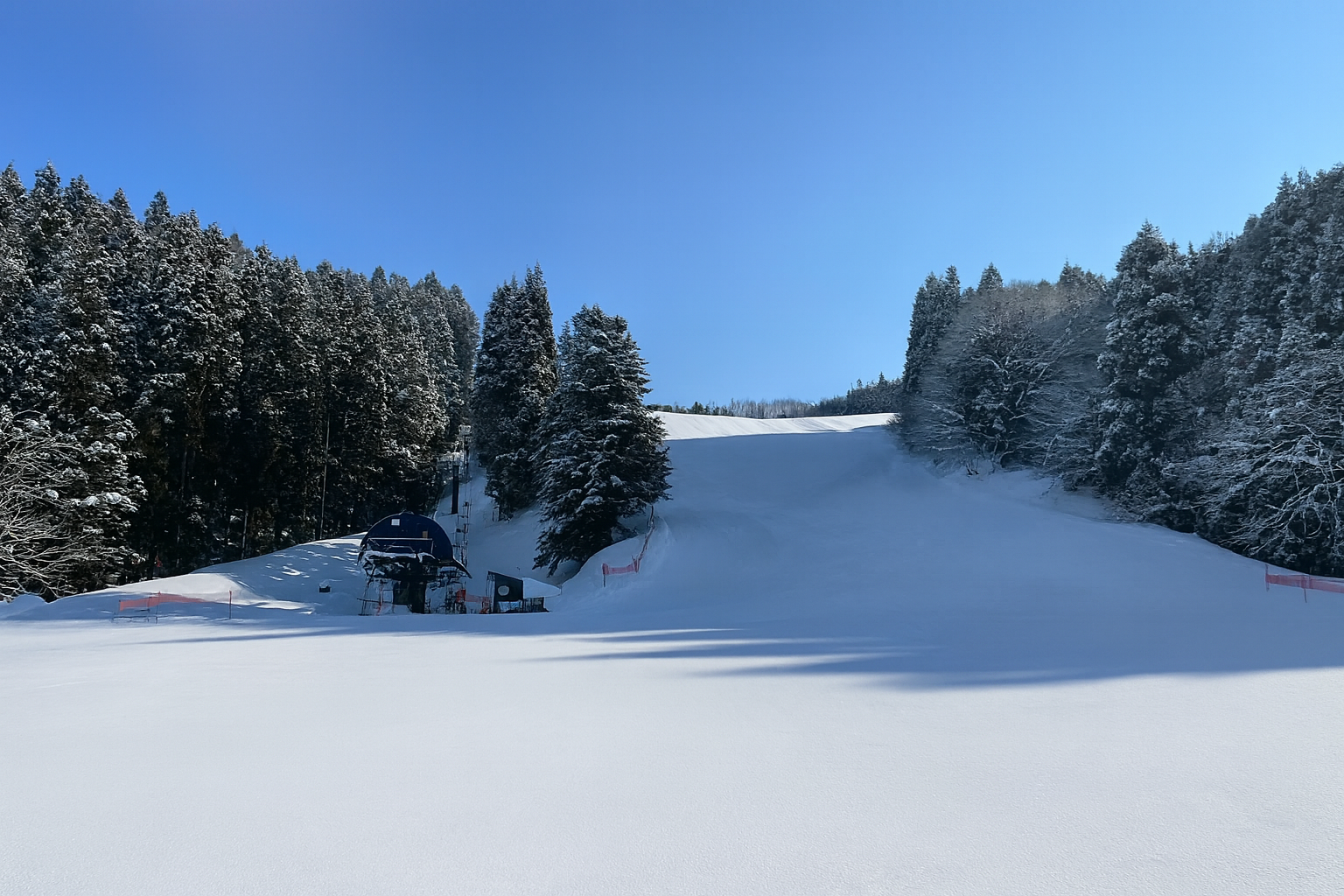 小野川温泉スキー場のゲレンデ