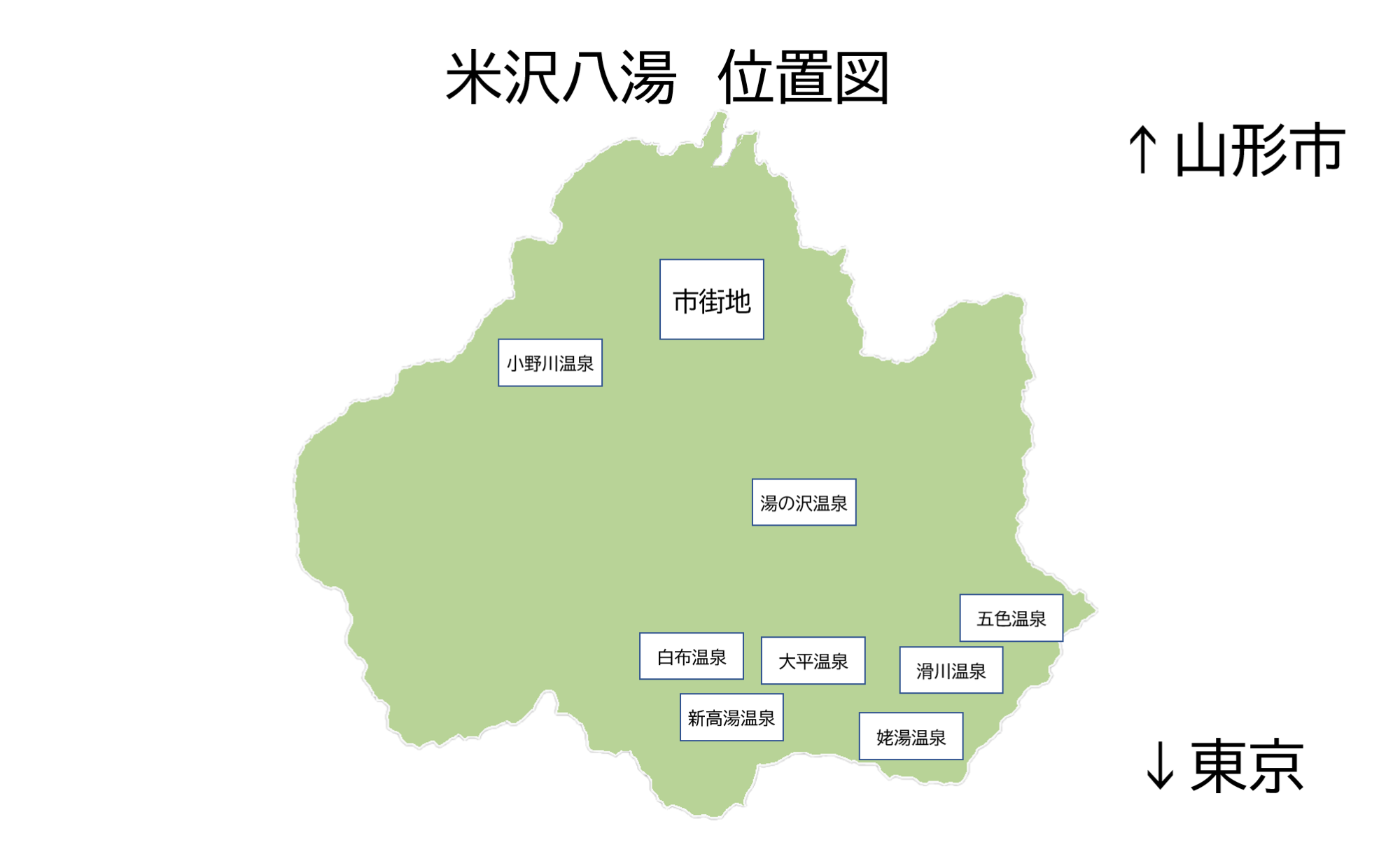 米沢八湯マップ