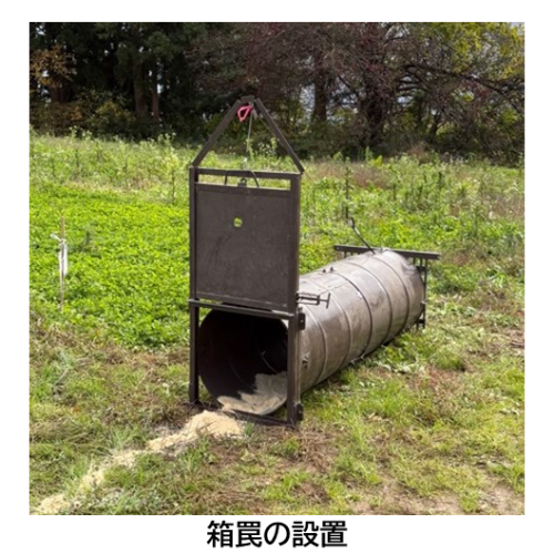 箱罠の設置