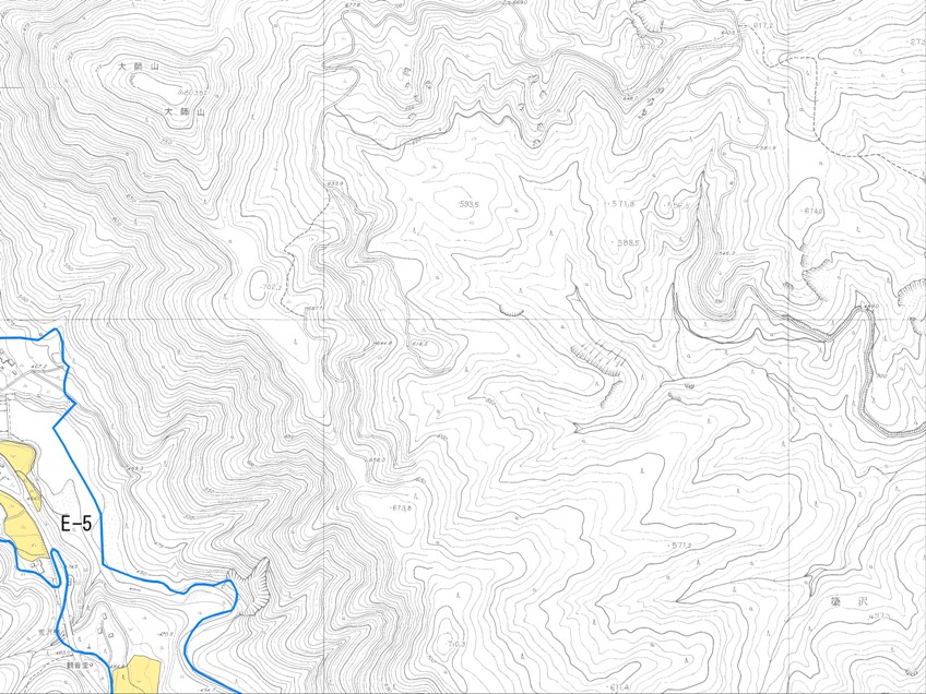 農業振興地域D-11の地図