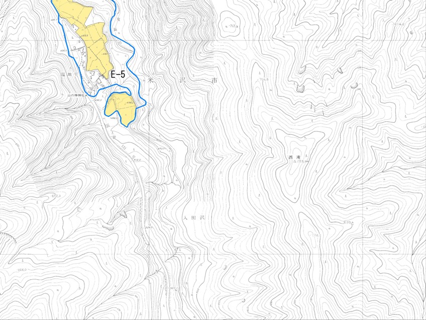 農業振興地域D-12の地図