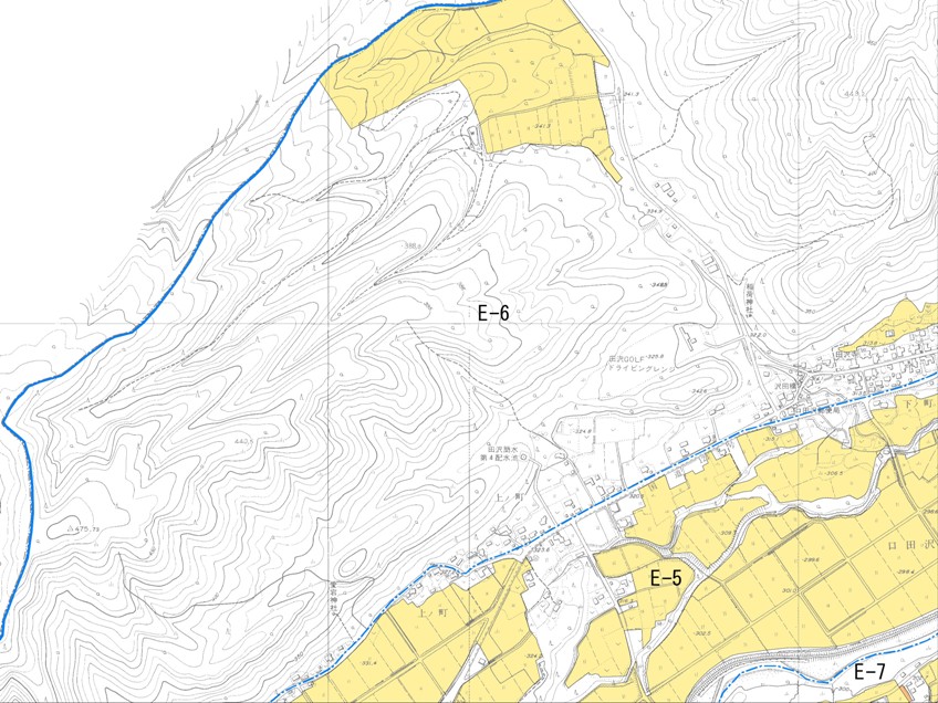 農業振興地域E-07の地図