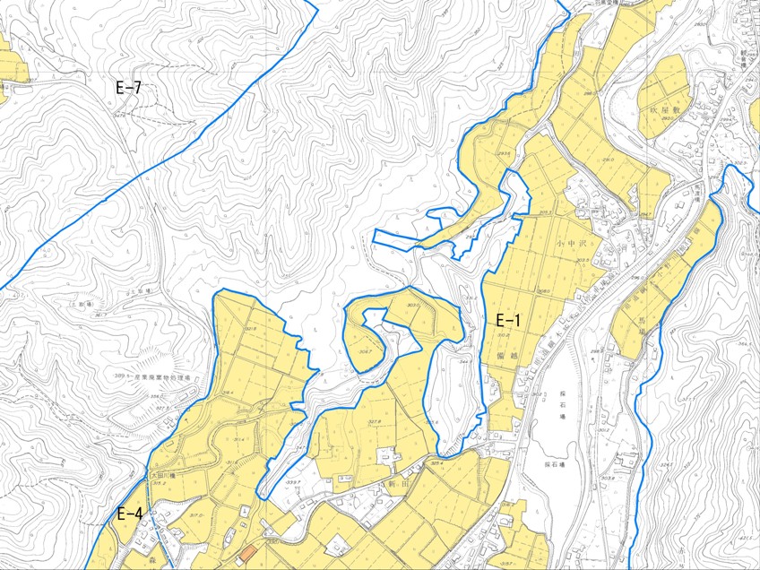 農業振興地域F-08の地図