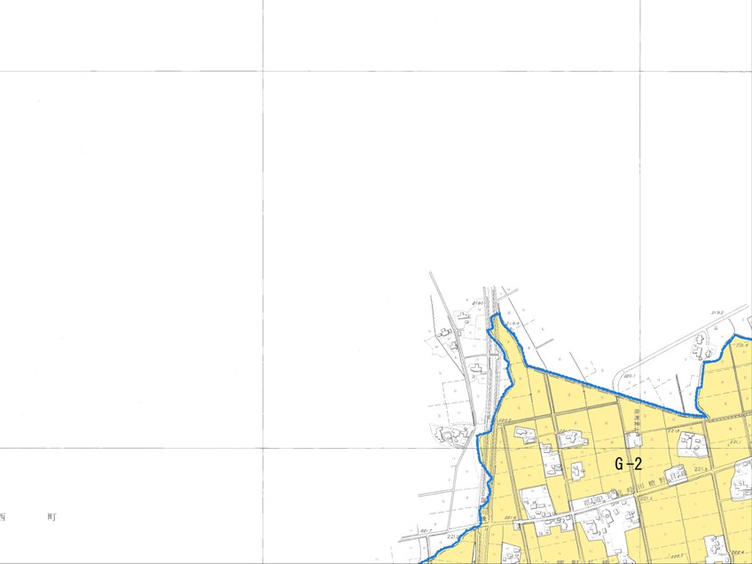 農業振興地域G-02の地図