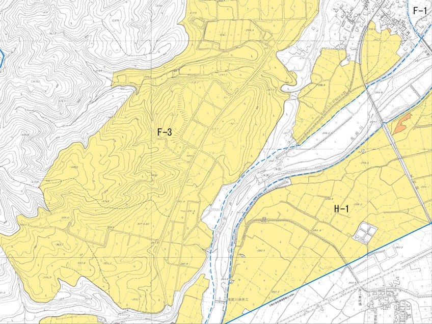 農業振興地域G-06の地図