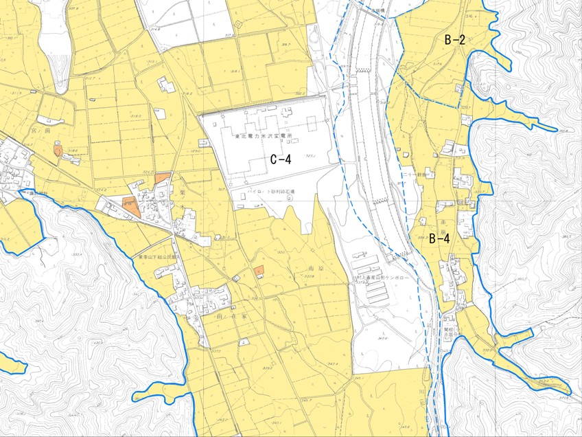 農業振興地域I-11の地図