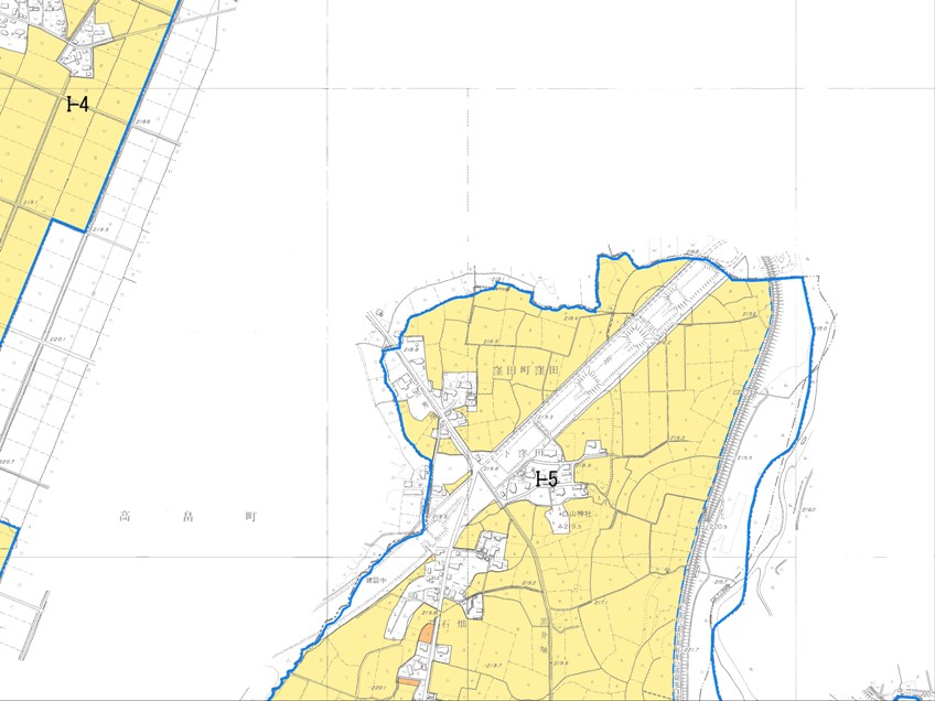 農業振興地域J-02の地図