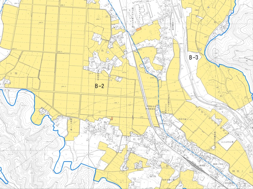 農業振興地域J-10の地図