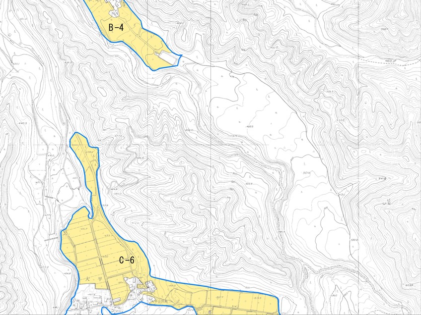 農業振興地域J-13の地図