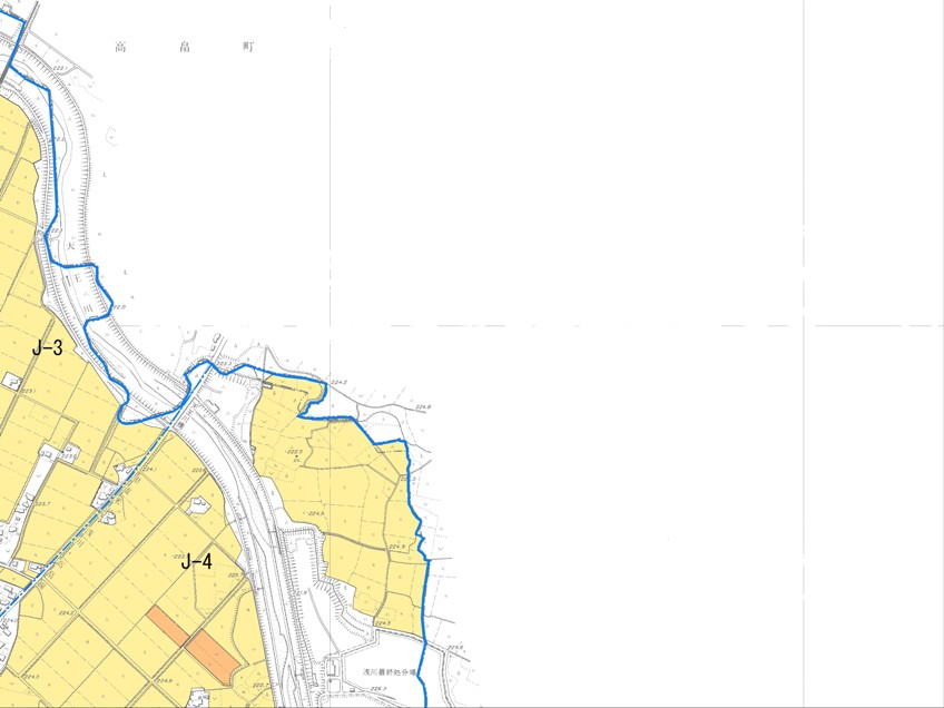 農業振興地域K-03の地図