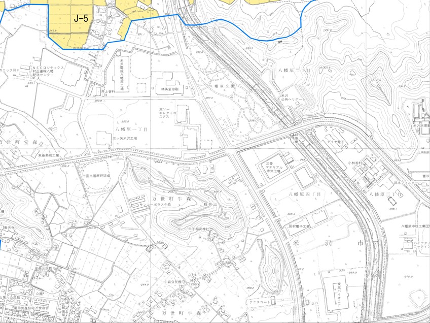 農業振興地域K-07の地図