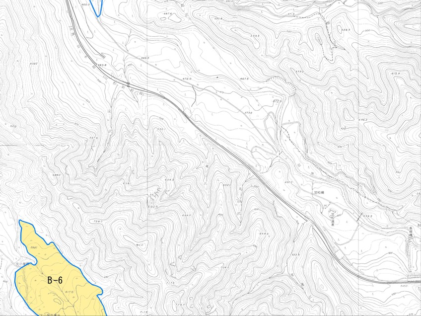 農業振興地域M-13の地図