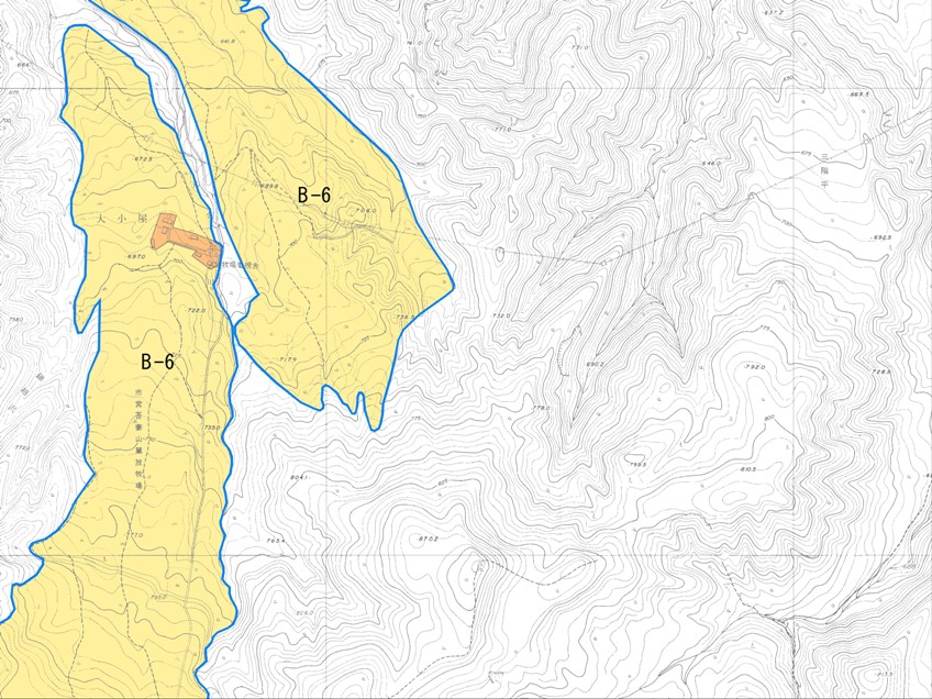 農業振興地域M-14の地図