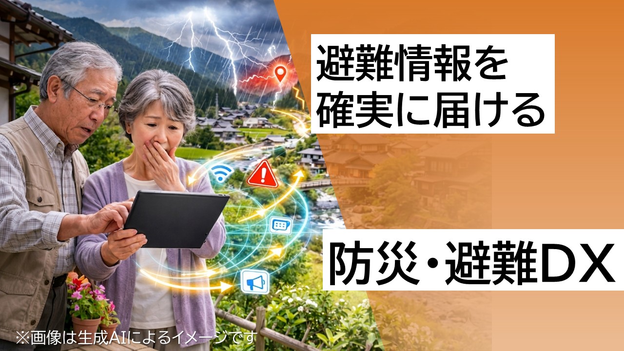 避難防災DXのイメージ画像