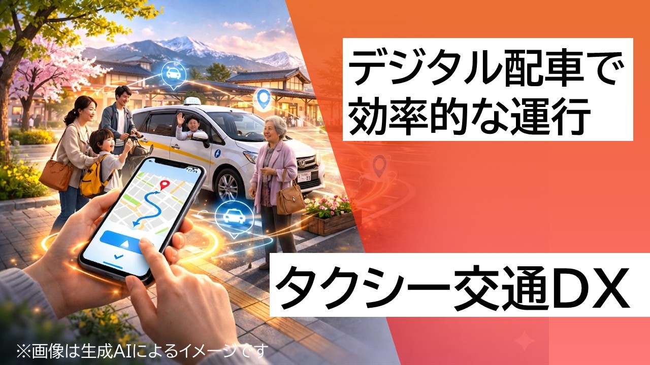 タクシー交通DXのイメージ画像