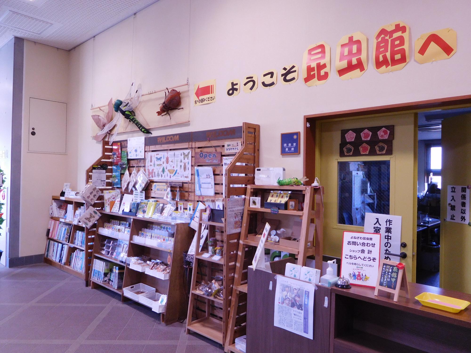 よねざわ昆虫館館内の様子