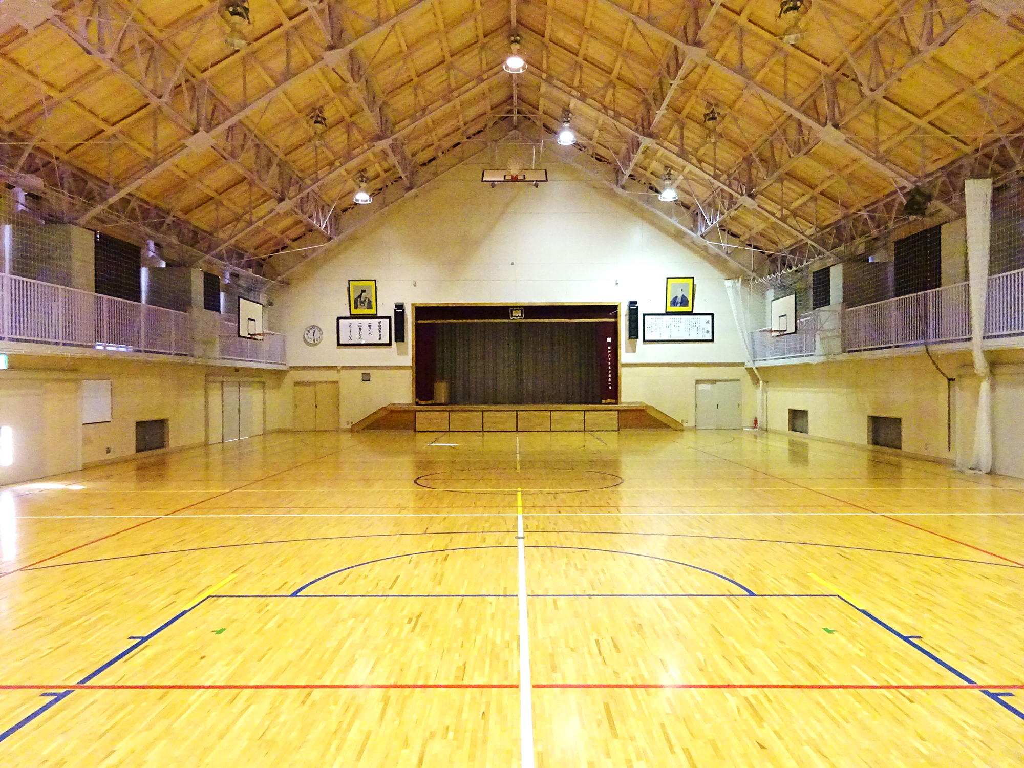 旧米沢市立南原中学校_屋内運動場